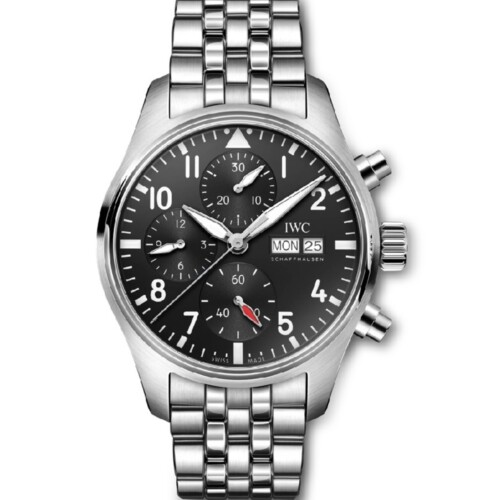 パイロット・ウォッチ・クロノグラフ 41mm ブラック文字盤 ブレスレット