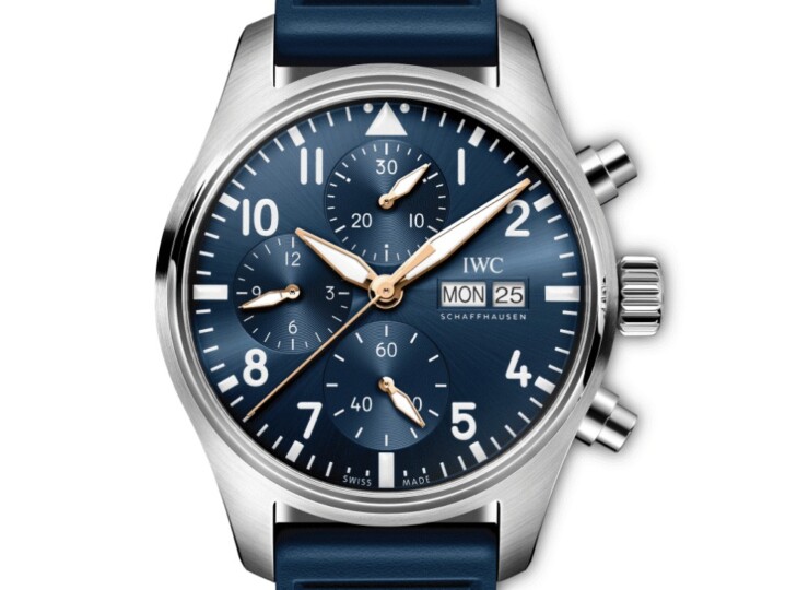 IWC パイロット・ウォッチ・クロノグラフ 41mm “プティ・プランス” ブルー文字盤 IW388120