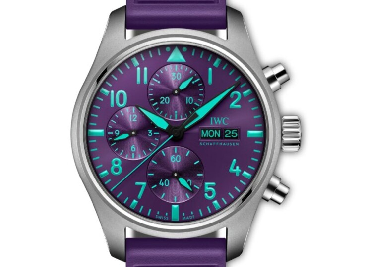 IWC パイロット・ウォッチ・クロノグラフ 41mm “Mercedes-AMG PETRONAS Formula One™ Team” パープル文字盤 IW388121