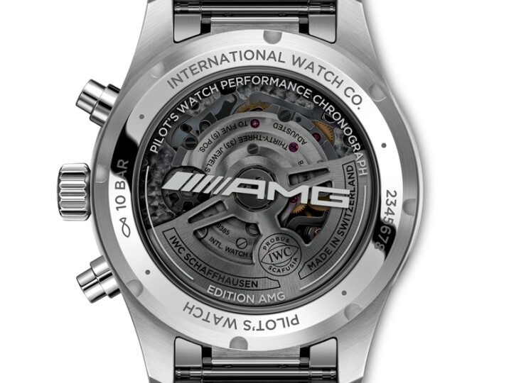 IWC パイロット・ウォッチ・パフォーマンス・クロノグラフ 41mm “AMG” ブラック文字盤 ブレスレット IW388304