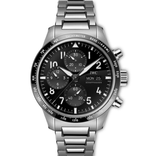 IWC パイロット・ウォッチ・パフォーマンス・クロノグラフ 41mm “AMG” ブラック文字盤 ブレスレット IW388304