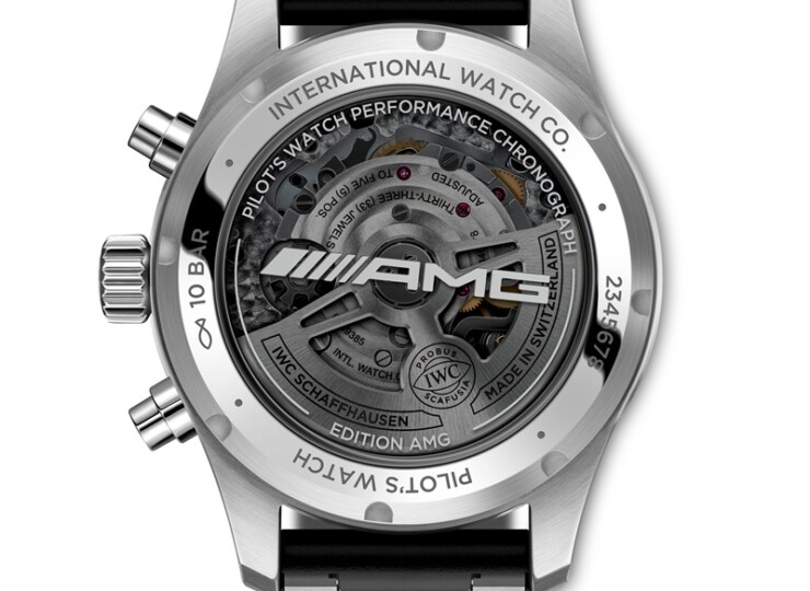 IWC パイロット・ウォッチ・パフォーマンス・クロノグラフ 41mm “AMG” ブラック文字盤 ラバー・ストラップ IW388305