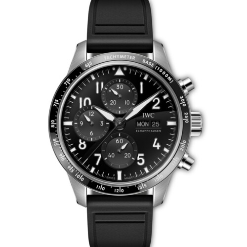 パイロット・ウォッチ・パフォーマンス・クロノグラフ 41mm “AMG” ブラック文字盤 ラバー・ストラップ