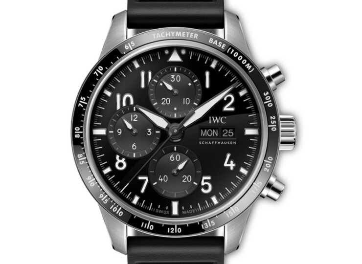 IWC パイロット・ウォッチ・パフォーマンス・クロノグラフ 41mm “AMG” ブラック文字盤 ラバー・ストラップ IW388305