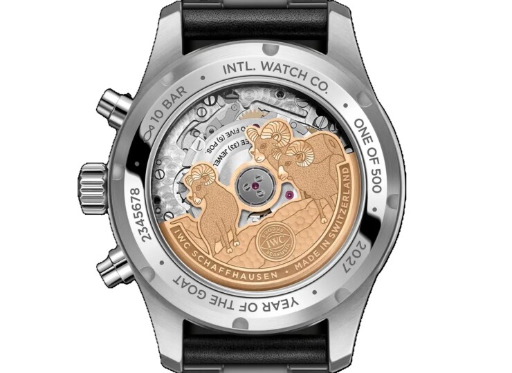 IWC パイロット・ウォッチ・パフォーマンス・クロノグラフ 41mm “イヤー・オブ・ザ・ゴート” ゴールドカラー文字盤 IW388310