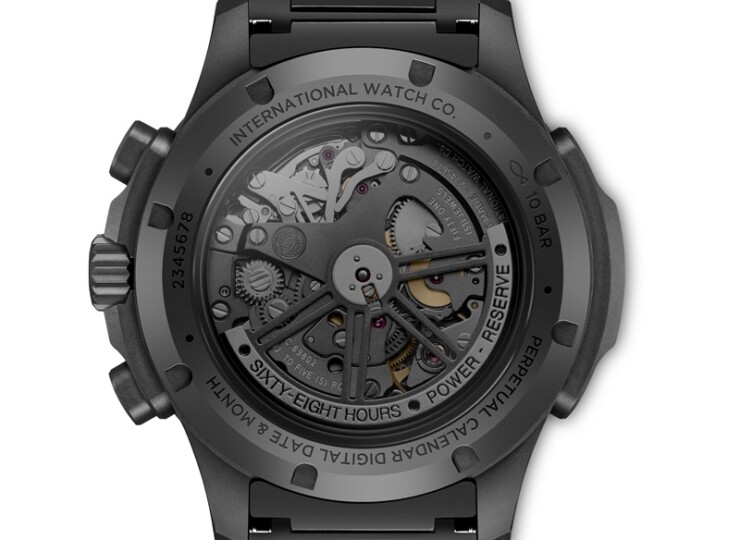 IWC パイロット・ウォッチ・パフォーマンス・クロノグラフ・パーペチュアルカレンダー・デジタル・デイト・マンス 43mm ブラック文字盤 IW388801