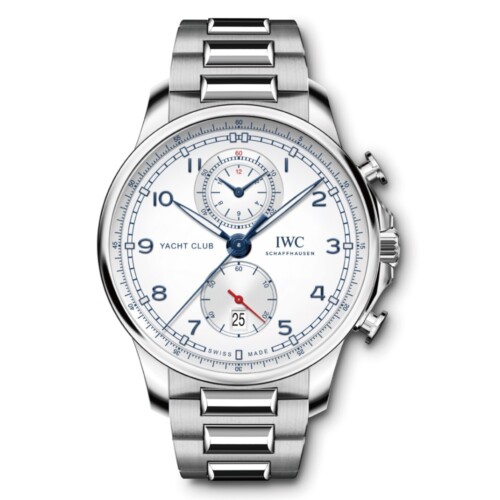 ポルトギーゼ・ヨットクラブ・クロノグラフ 44.6mm シルバー文字盤