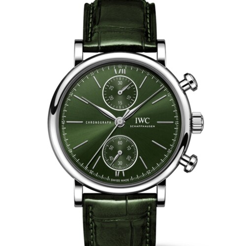 ポートフィノ・クロノグラフ 39mm グリーン文字盤