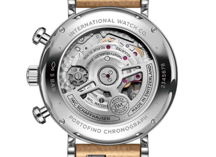 IWC ポートフィノ・クロノグラフ 39mm ホワイト文字盤 カーフスキン・ストラップ IW391502