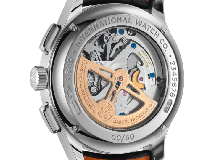 IWC ポルトギーゼ・トゥールビヨン・レトログラード・クロノグラフ 43.5mm シルバー文字盤 IW394006