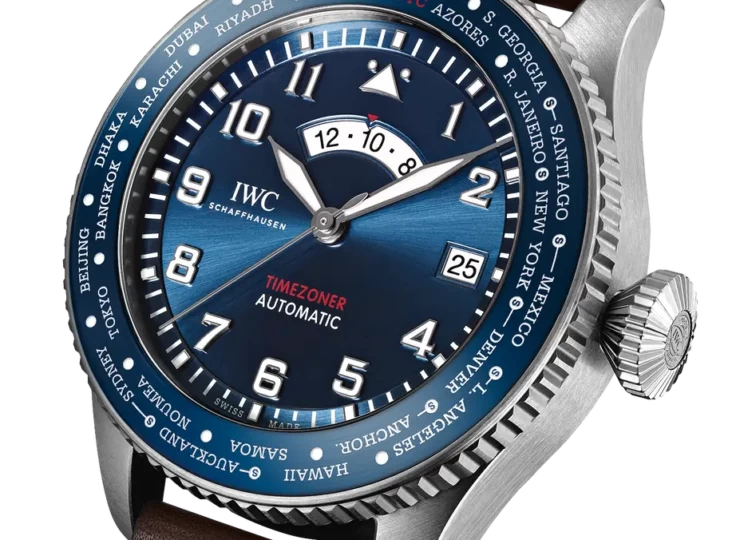 IWC パイロット・ウォッチ・タイムゾーナー “プティ・プランス” 46mm ブルー文字盤 IW395503