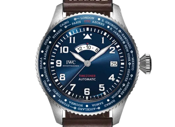 IWC パイロット・ウォッチ・タイムゾーナー “プティ・プランス” 46mm ブルー文字盤 IW395503