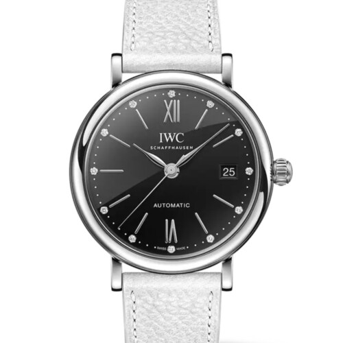 ポートフィノ・オートマティック 37mm ブラック文字盤