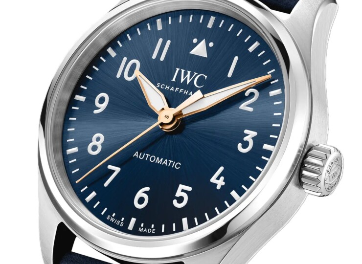 IWC パイロット・ウォッチ・オートマティック 36mm “プティ・プランス” ブルー文字盤 IW458802