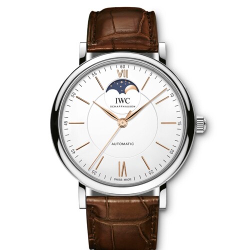 ポートフィノ・オートマティック・ムーンフェイズ 40mm シルバー文字盤