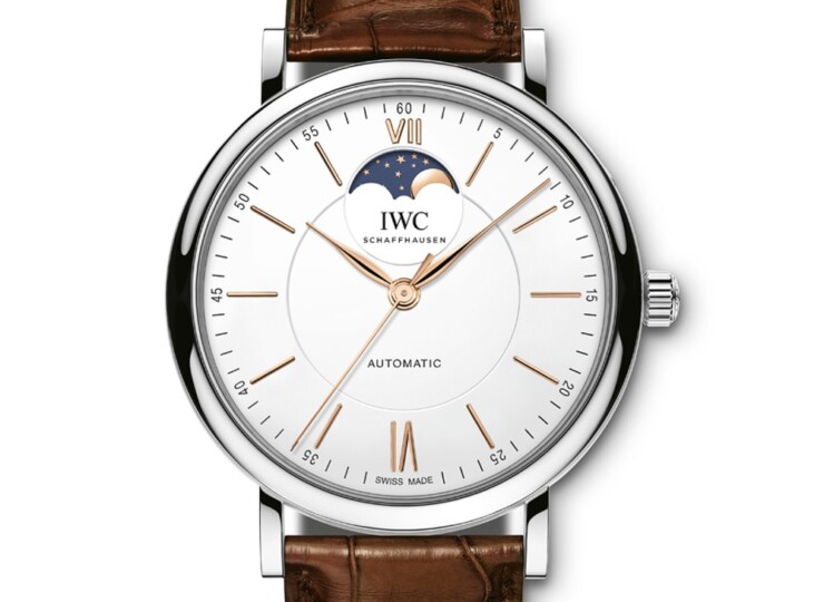 IWC ポートフィノ・オートマティック・ムーンフェイズ 40mm シルバー文字盤 IW459401