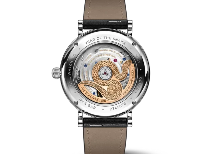 IWC ポートフィノ・オートマティック・ムーンフェイズ 37 イヤー・オブ・ザ・スネーク 37.1mm レッド文字盤 IW459604
