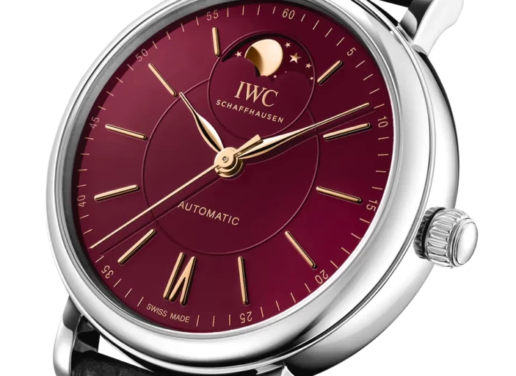 IWC ポートフィノ・オートマティック・ムーンフェイズ 37 イヤー・オブ・ザ・スネーク 37.1mm レッド文字盤 IW459604