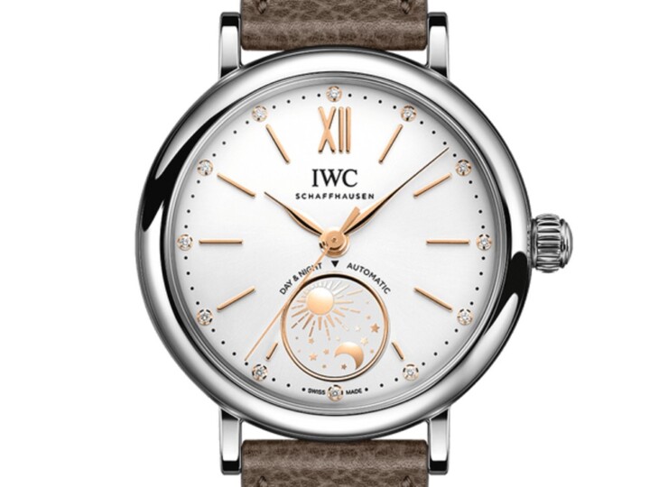 IWC ポートフィノ・オートマティックデイ＆ナイト 34mm シルバー文字盤 ステンレススティール IW459801