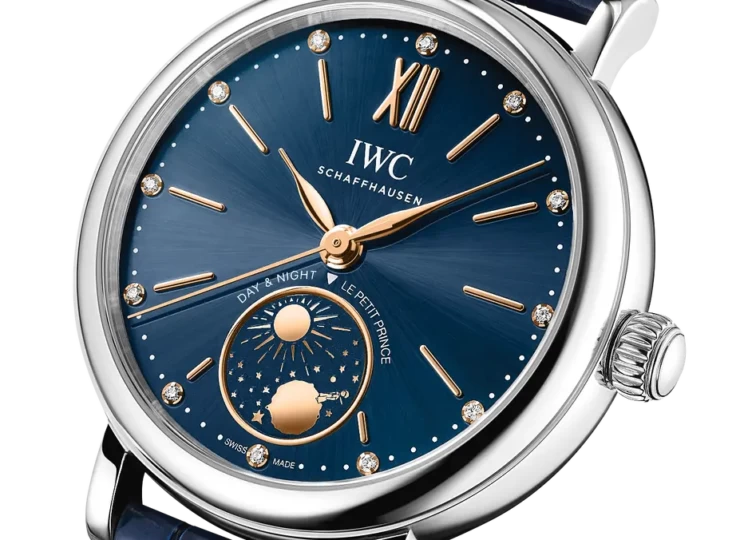 IWC ポートフィノ・オートマティック・デイ＆ナイト 34mm “プティ・プランス” ブルー文字盤 IW459806