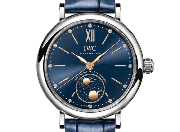 IWC ポートフィノ・オートマティック・デイ＆ナイト 34mm “プティ・プランス” ブルー文字盤 IW459806