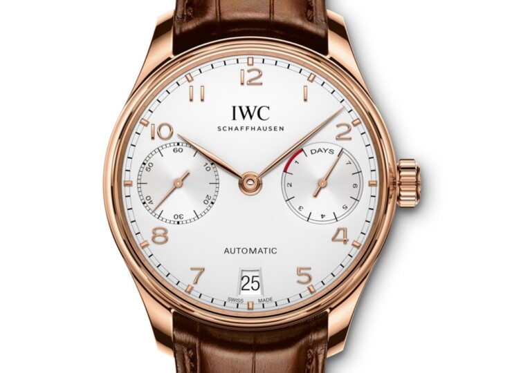 IWC ポルトギーゼ・オートマティック 42.3mm シルバー文字盤 IW500701