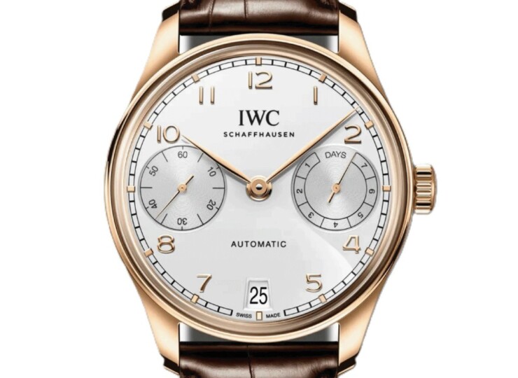 IWC ポルトギーゼ・オートマティック 42 42.4mm シルバー文字盤 18Kレッドゴールド IW501706