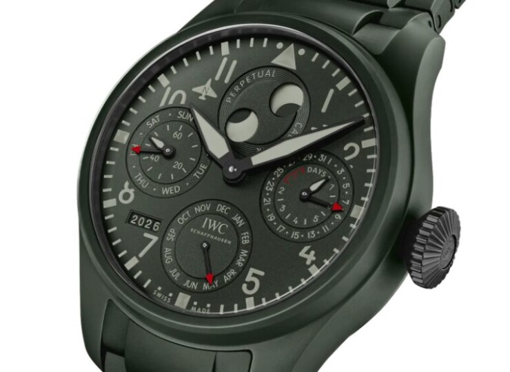 IWC ビッグ・パイロット・ウォッチ・パーペチュアル・カレンダー・トップガン “ウッドランド” 46.5mm グリーン文字盤 IW503101