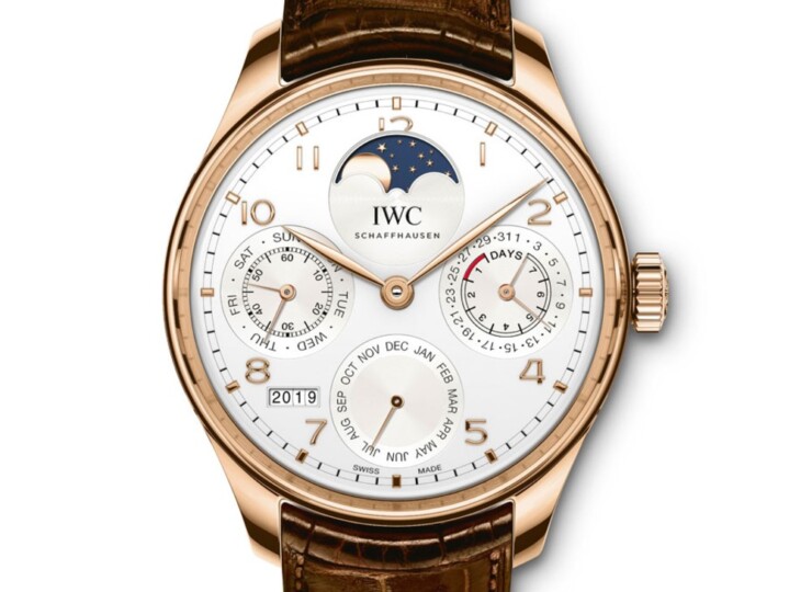 IWC ポルトギーゼ・パーペチュアル・カレンダー 44.2mm シルバー文字盤 IW503302