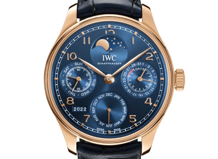 IWC ポルトギーゼ・パーペチュアル・カレンダー 44.2mm ブルー文字盤 IW503312