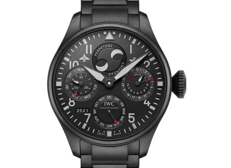 IWC ビッグ・パイロット・ウォッチ・パーペチュアル・カレンダー・トップガン・セラタニウム 46.2mm ブラック文字盤 IW503604