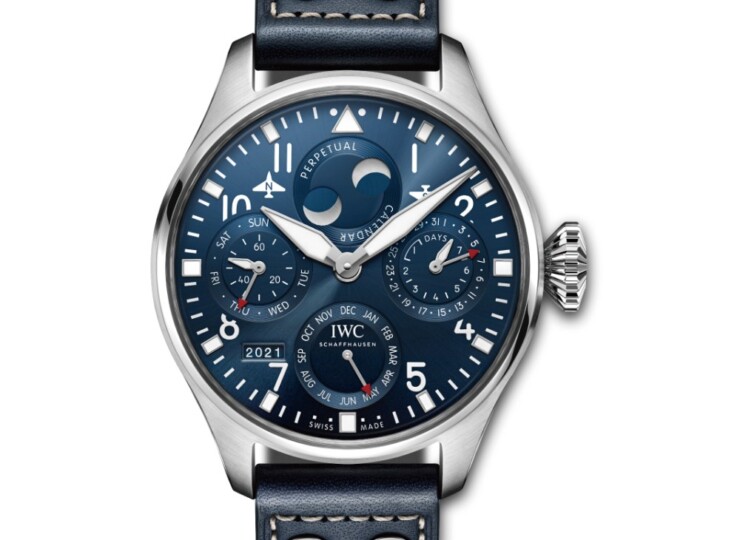 IWC ビッグ・パイロット・ウォッチ・パーペチュアル・カレンダー 46.2mm ブルー文字盤 IW503605