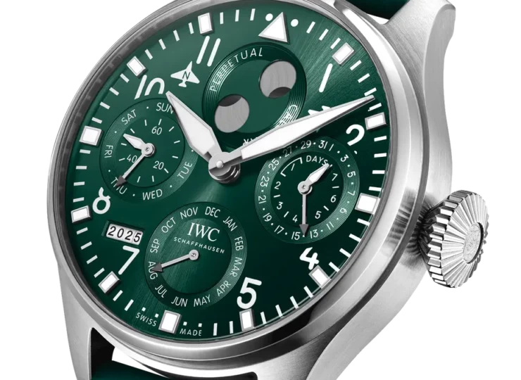 IWC ビッグ・パイロット・ウォッチ・パーペチュアル・カレンダー 46.2mm グリーン文字盤 IW503608