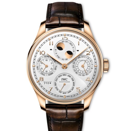 ポルトギーゼ・パーペチュアル・カレンダー 44 44.4mm シルバー文字盤