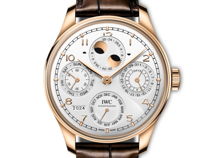 IWC ポルトギーゼ・パーペチュアル・カレンダー 44 44.4mm シルバー文字盤 IW503701