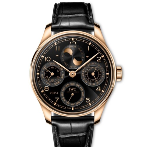 ポルトギーゼ・パーペチュアル・カレンダー 44 44.4mm ブラック文字盤