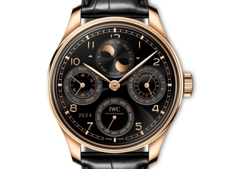 IWC ポルトギーゼ・パーペチュアル・カレンダー 44 44.4mm ブラック文字盤 IW503702