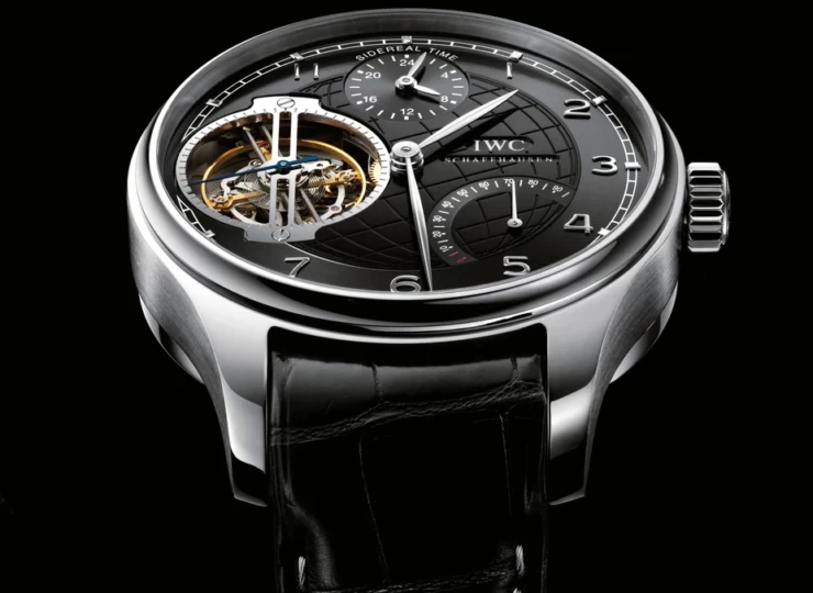 IWC ポルトギーゼ・シデラーレ・スカフージア 46mm ブラック文字盤 IW504101
