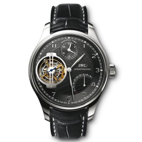 IWC ポルトギーゼ・シデラーレ・スカフージア 46mm ブラック文字盤 IW504101