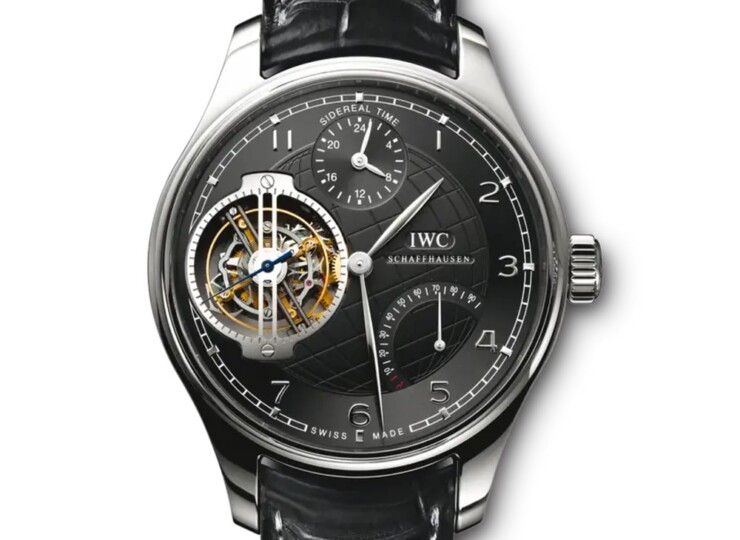IWC ポルトギーゼ・シデラーレ・スカフージア 46mm ブラック文字盤 IW504101