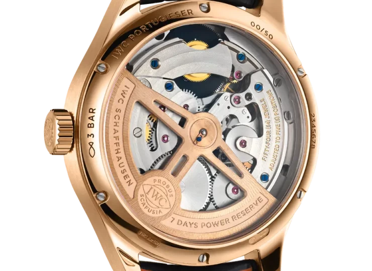 IWC ポルトギーゼ・パーペチュアル・カレンダー・トゥールビヨン 45mm ブルー文字盤 18Kアーマーゴールド® IW504504