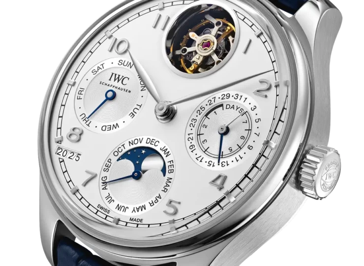 IWC ポルトギーゼ・パーペチュアル・カレンダー・トゥールビヨン 45mm シルバー文字盤 IW504505