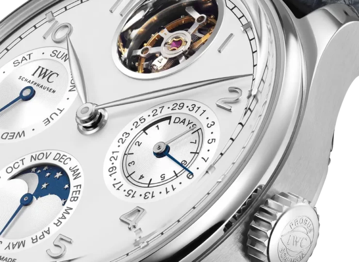 IWC ポルトギーゼ・パーペチュアル・カレンダー・トゥールビヨン 45mm シルバー文字盤 IW504505