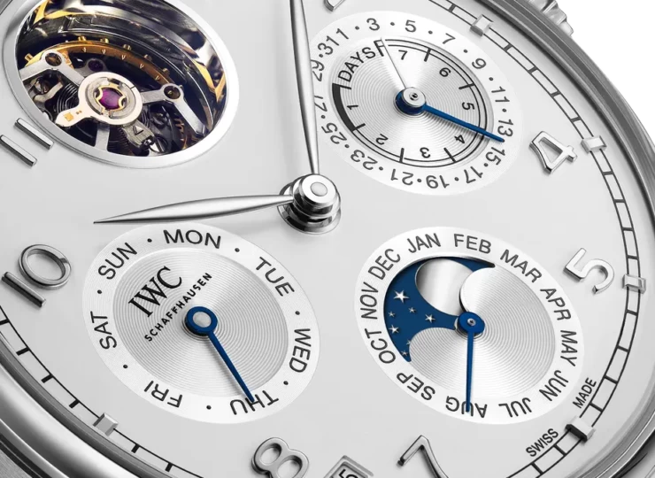 IWC ポルトギーゼ・パーペチュアル・カレンダー・トゥールビヨン 45mm シルバー文字盤 IW504505