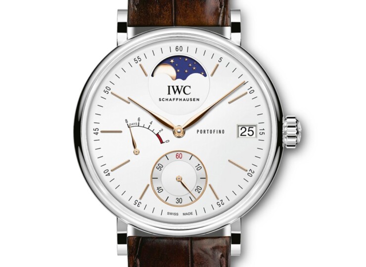 IWC ポートフィノ・ハンドワインド・ムーンフェイズ 45mm シルバー文字盤 IW516401