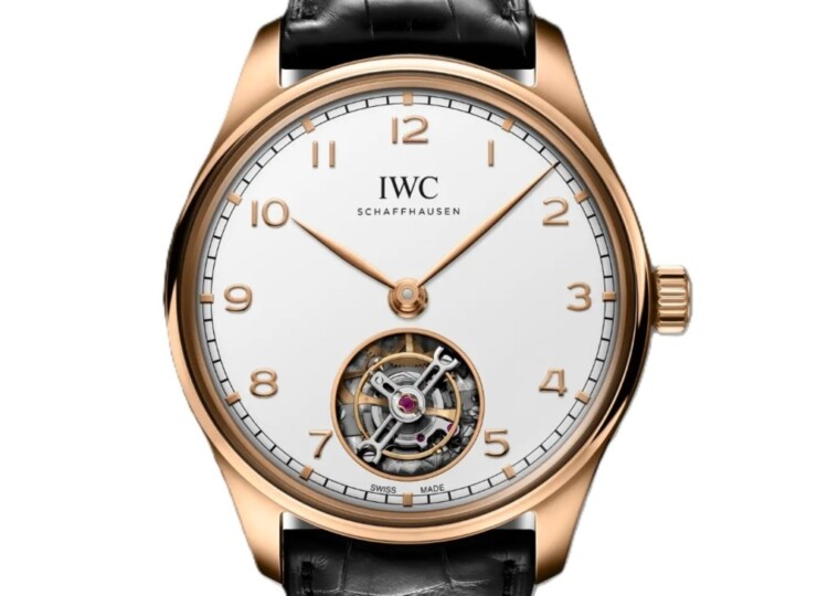 IWC ポルトギーゼ・ハンドワインド・トゥールビヨン 42.4mm シルバー文字盤 IW545801