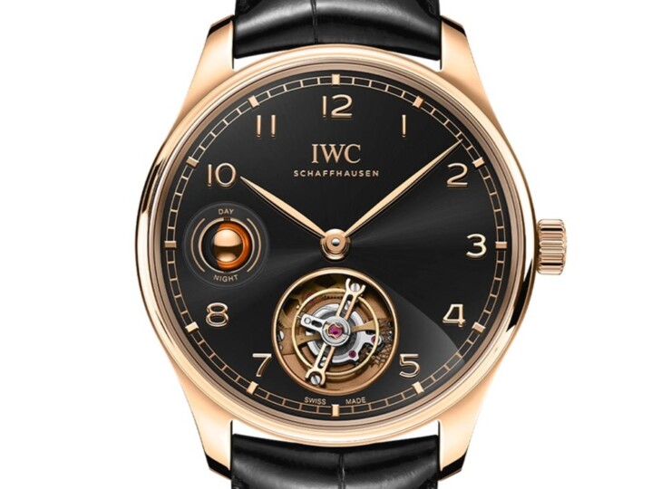 IWC ポルトギーゼ・ハンドワインド・トゥールビヨン・デイ＆ナイト 42.4mm ブラック文字盤 IW545901