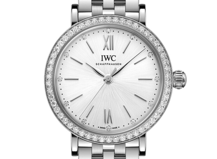 IWC ポートフィノ・オートマティック 34mm シルバー文字盤 ステンレススティール ブレスレット ダイヤモンド IW657601