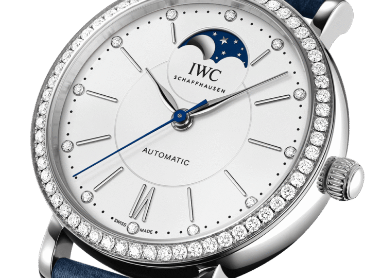 IWC ポートフィノ・オートマティック・ムーンフェイズ 37 37.1mm シルバー文字盤 ステンレススティール ダイヤモンド IW659601