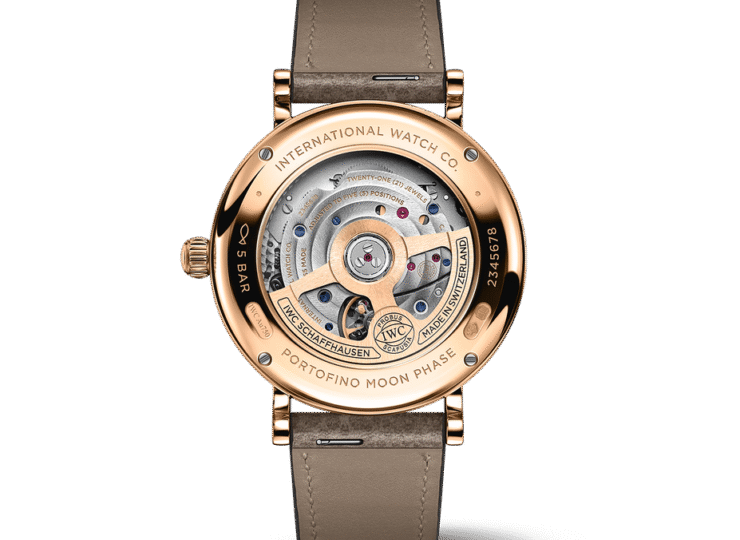 IWC ポートフィノ・オートマティック・ムーンフェイズ 37 37.1mm シルバー文字盤 18Kレッドゴールド ダイヤモンド IW659602